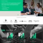 Diseño de sección principal (Hero Section) con fotografía empática y copy claro para conectar emocionalmente con el visitante desde el primer segundo