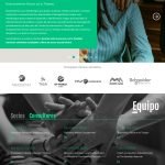 Diseño de sección principal (Hero Section) con fotografía empática y copy claro para conectar emocionalmente con el visitante desde el primer segundo