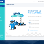 Bienvenida inmersiva: Creación de la identidad para generar expectativa desde el primer punto de contacto. Instrucciones para la lógica de gamificación.