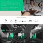 Carruseles, tabs y componentes para organizar la información.
