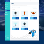 Pantalla para mostrar logros que permiten engagement con el contenido. Pantalla para mostrar logros que permiten engagement con el contenido.