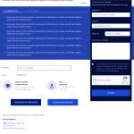 Estrategia de Conversión: Diseño de landing pages con formularios de contacto prominentes y diferenciación cromática (Azul/Amarillo) según el segmento de negocio. Estrategia de Conversión: Diseño de landing pages con formularios de contacto prominentes y diferenciación cromática (Azul/Amarillo) según el segmento de negocio.