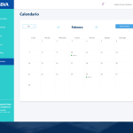 Calendario con personalización configurada en LMS Moodle. Calendario con personalización configurada en LMS Moodle.