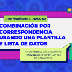 Pantalla de cierre que lleva al usuario al LMS Moodle.
